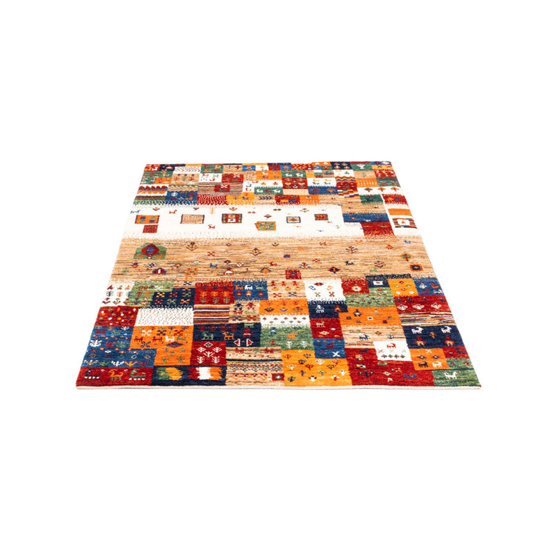 Alfombra Gabbeh - Loribaft Persa - Real - 153 x 100 cm - multicolor