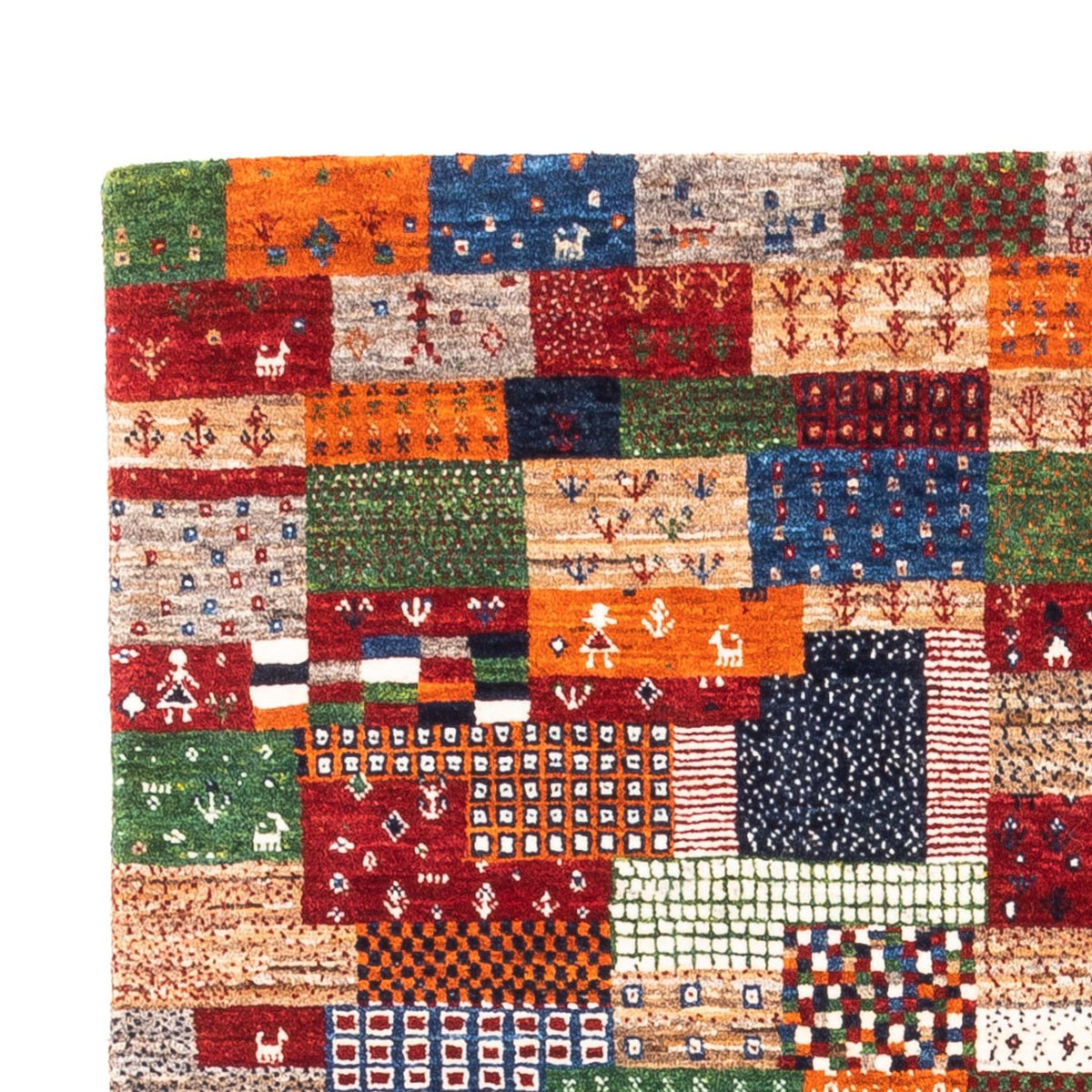 Loribaft Alfombra 100x147cm - Perserteppich Wollteppich
