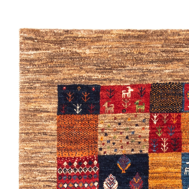 Alfombra Gabbeh - Loribaft Persa - Real - 148 x 100 cm - multicolor