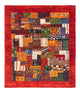 Loribaft Alfombra 110x123cm - Perserteppich Wollteppich