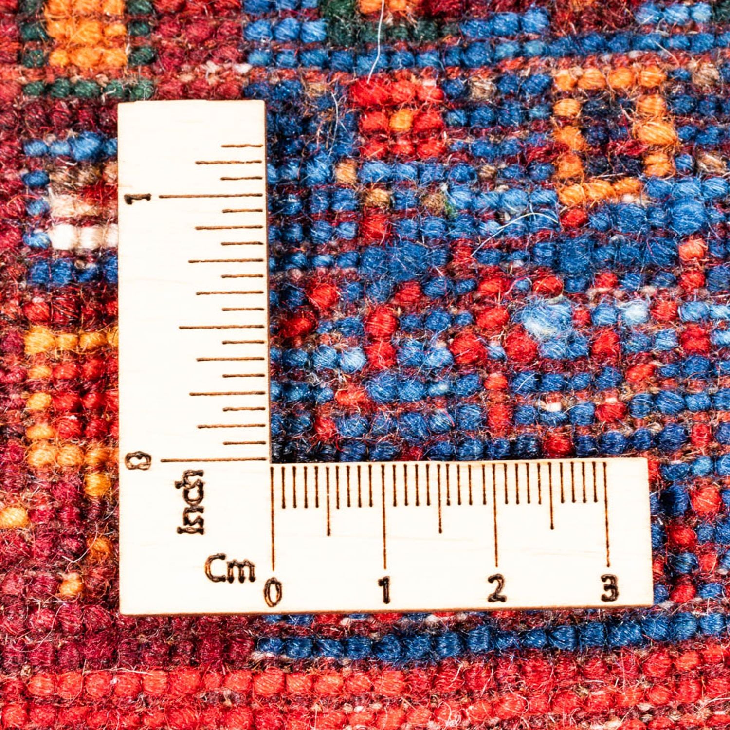 Alfombra Gabbeh - Loribaft Persa - Real cuadrado  - 123 x 110 cm - multicolor