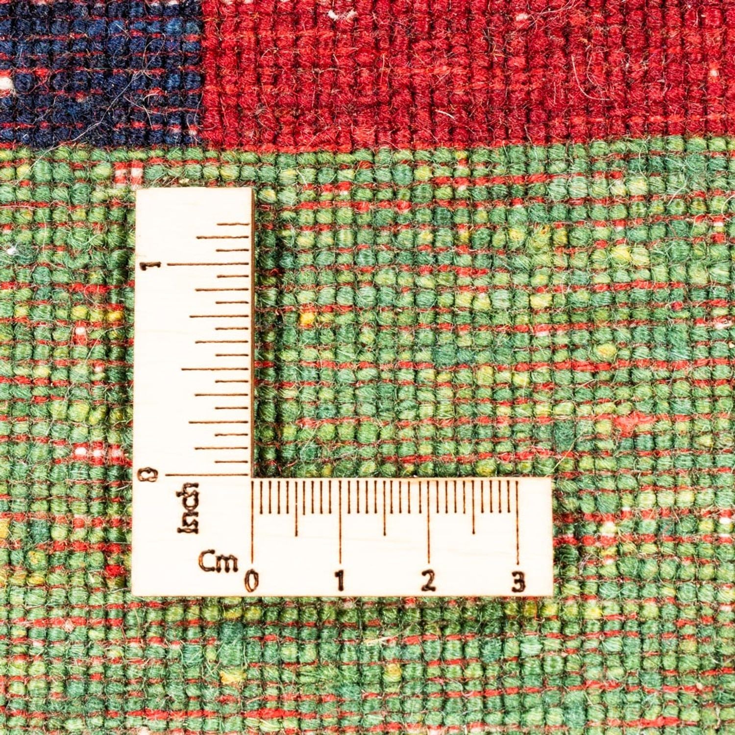 Alfombra Gabbeh - Loribaft Persa - Real cuadrado  - 129 x 120 cm - multicolor