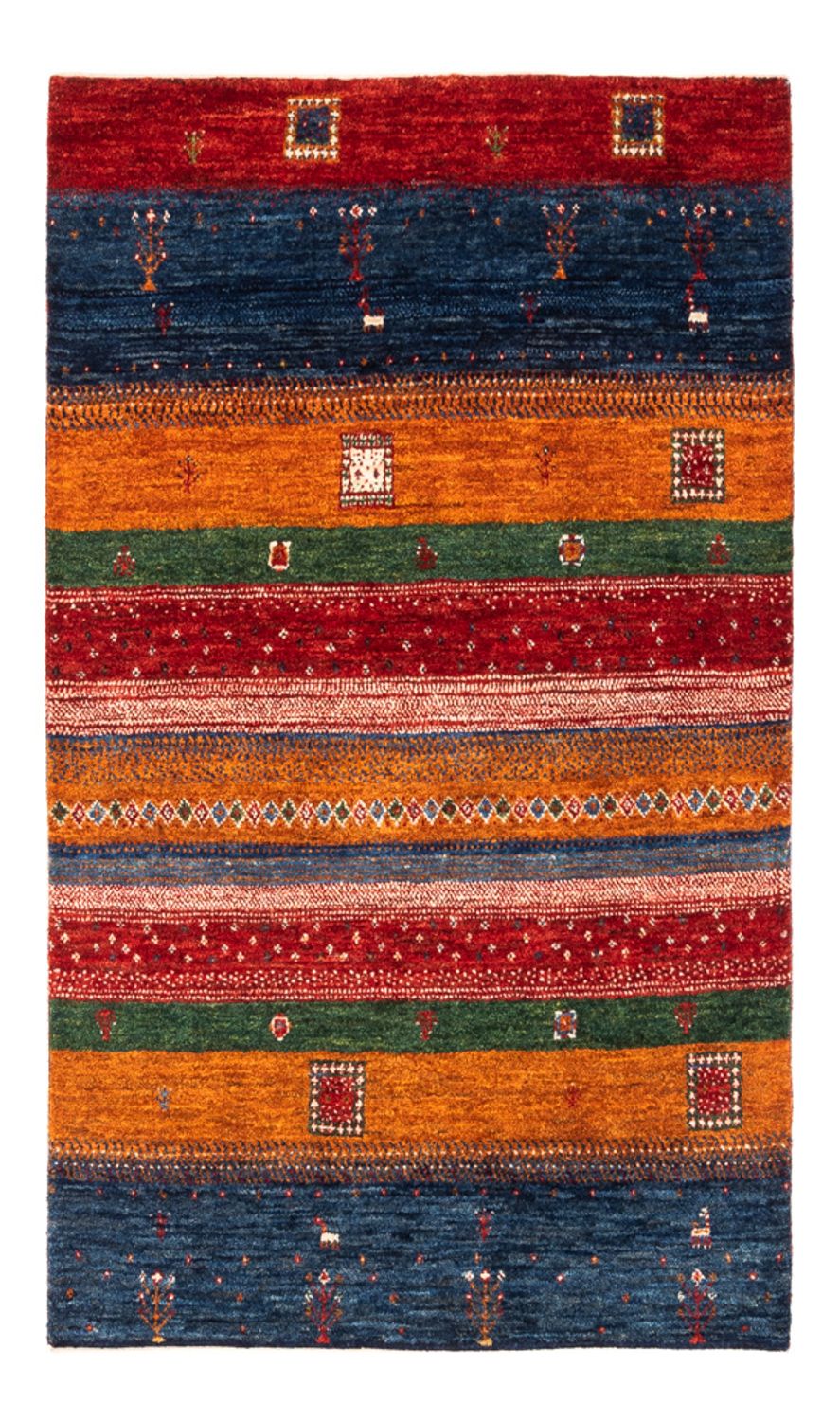 Alfombra Gabbeh - Loribaft Persa - Real - 135 x 85 cm - multicolor