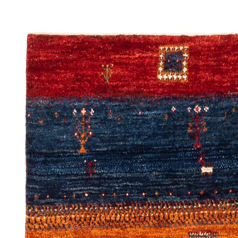 Alfombra Gabbeh - Loribaft Persa - Real - 135 x 85 cm - multicolor