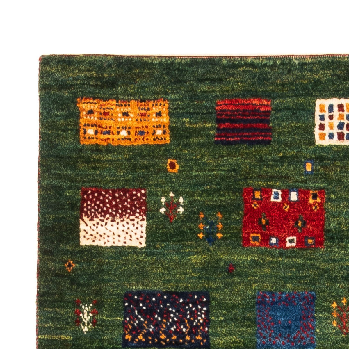 Loribaft Alfombra 88x129cm - Perserteppich Wollteppich