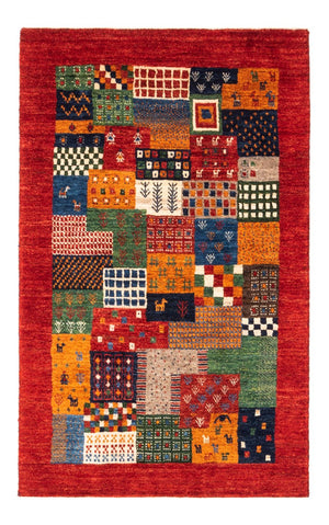 Alfombra Gabbeh - Loribaft Persa - Real - 125 x 80 cm - multicolor