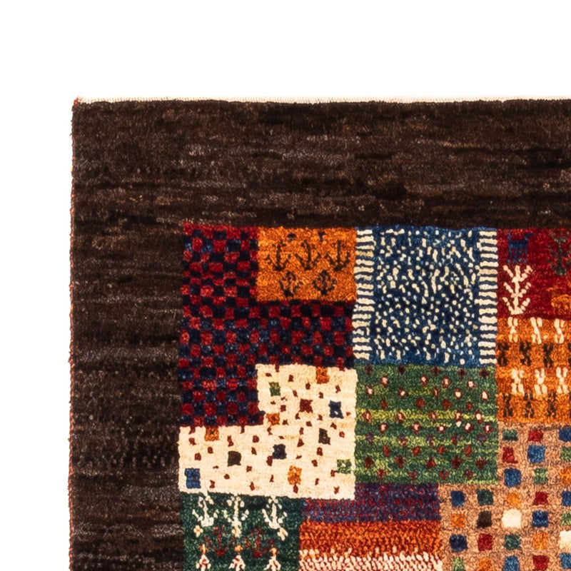 Alfombra Gabbeh - Loribaft Persa - Real - 128 x 86 cm - multicolor