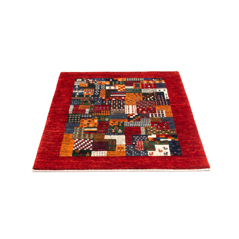 Alfombra Gabbeh - Loribaft Persa - Real - 122 x 82 cm - multicolor
