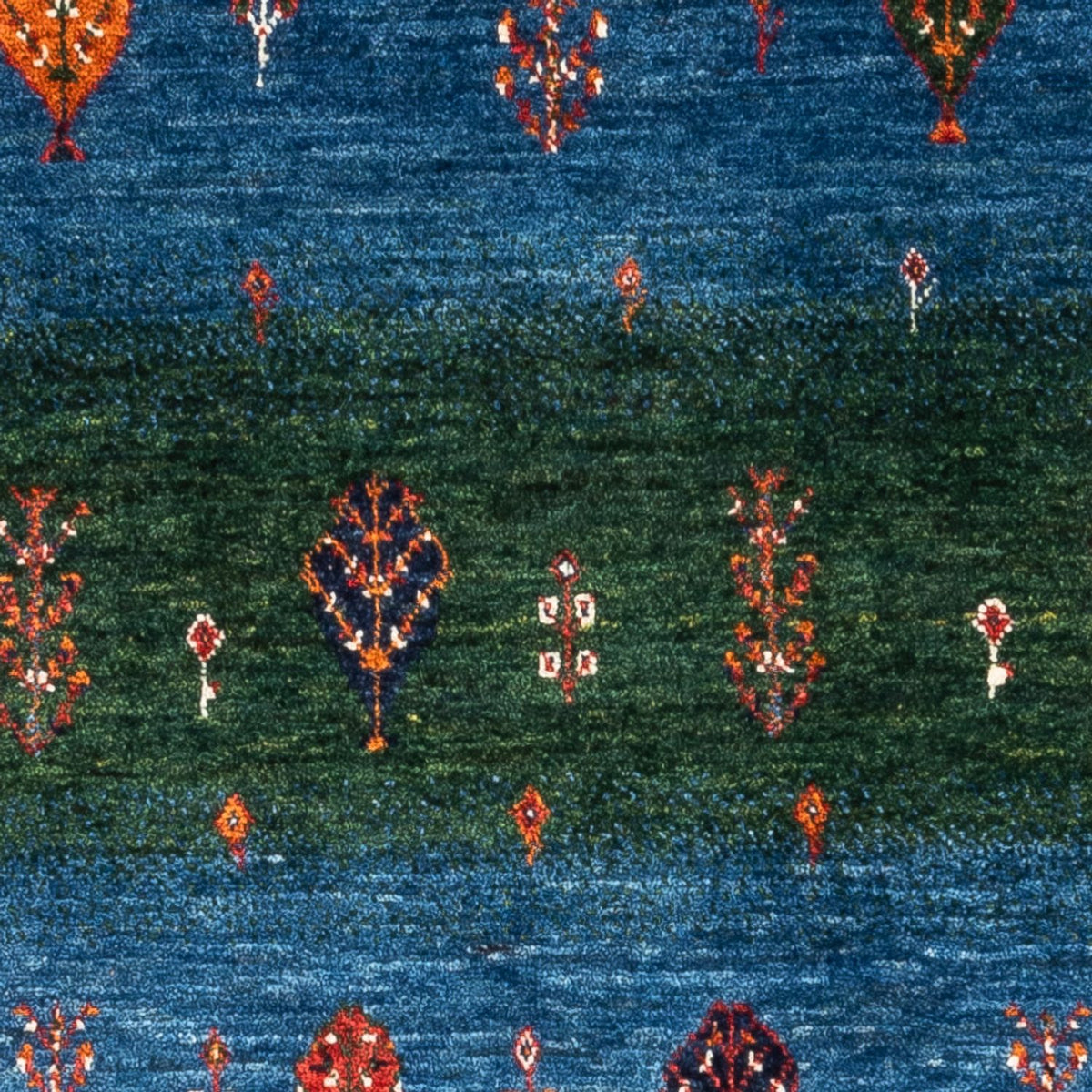 Alfombra Gabbeh - Loribaft Persa - Real - 127 x 86 cm - multicolor