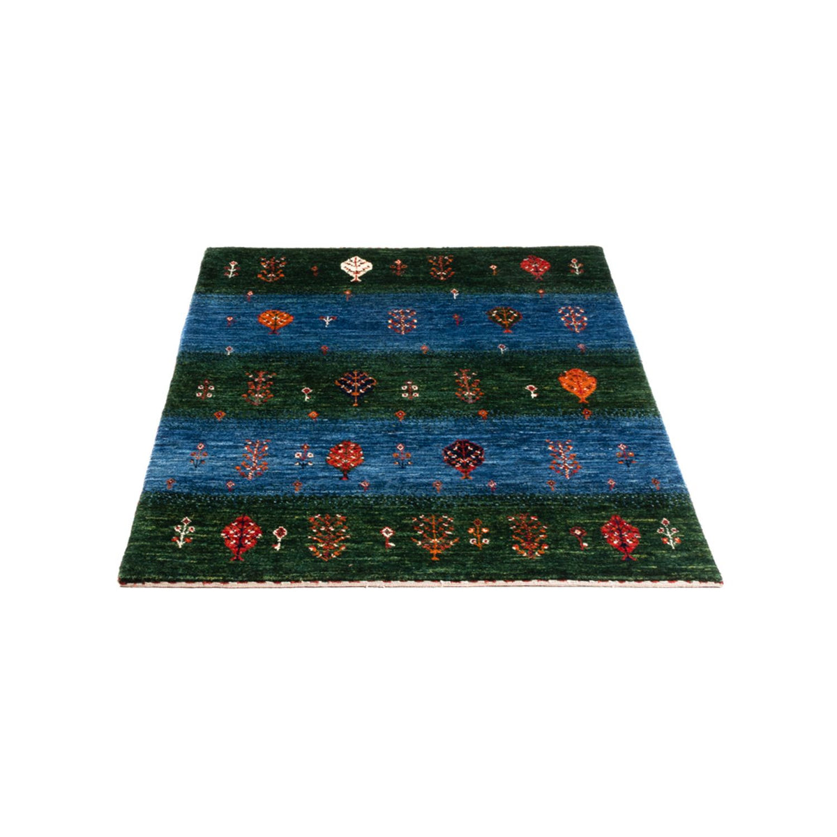 Alfombra Gabbeh - Loribaft Persa - Real - 127 x 86 cm - multicolor