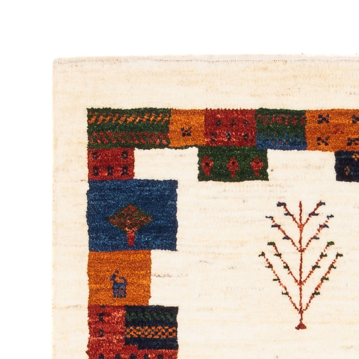 Loribaft Alfombra 84x120cm - Perserteppich Wollteppich