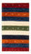 Alfombra Gabbeh - Loribaft Persa - Real - 140 x 85 cm - multicolor