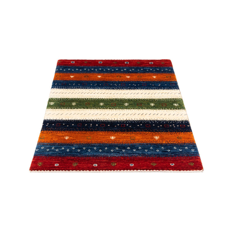 Alfombra Gabbeh - Loribaft Persa - Real - 140 x 85 cm - multicolor