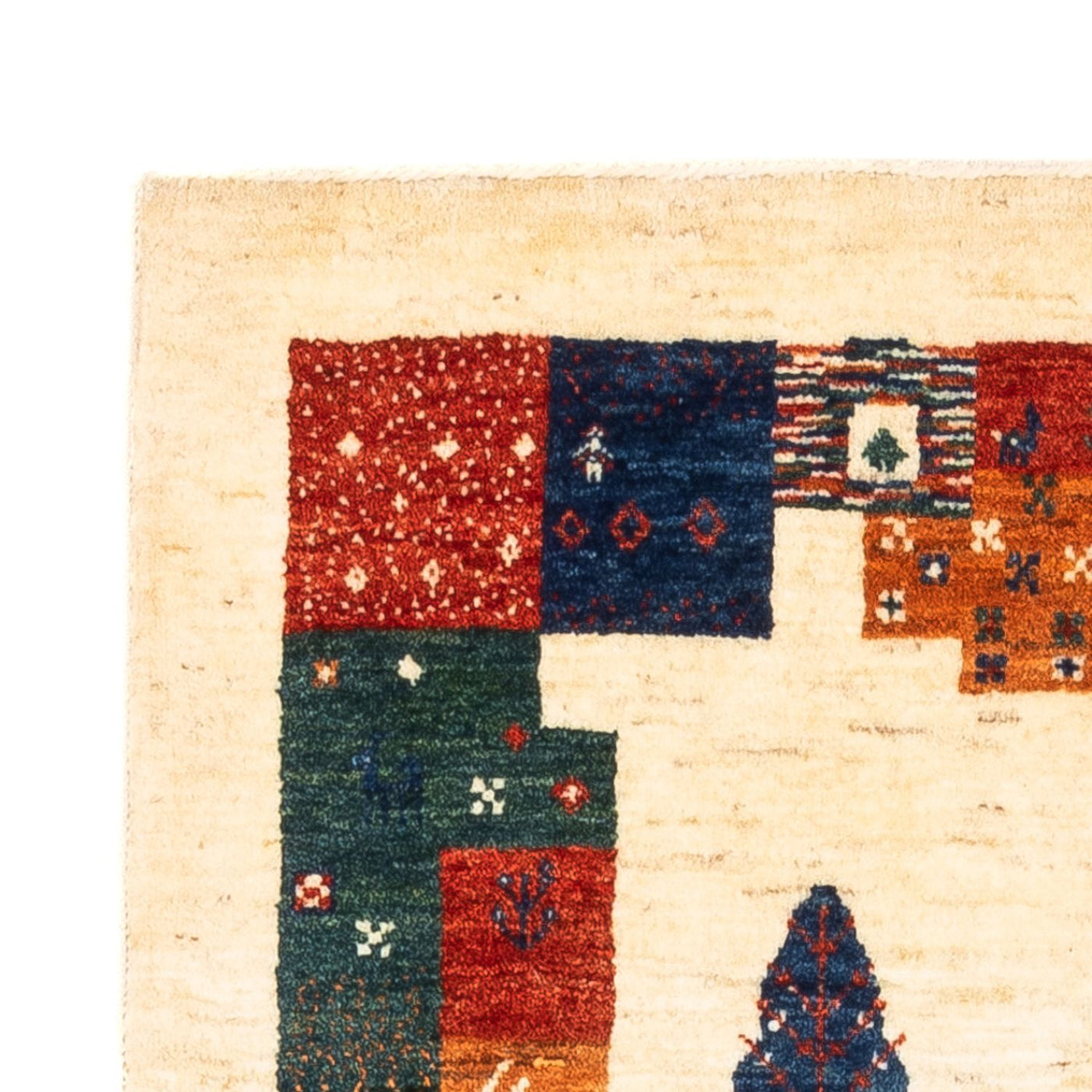 Loribaft Alfombra 130x85cm - Perserteppich Wollteppich