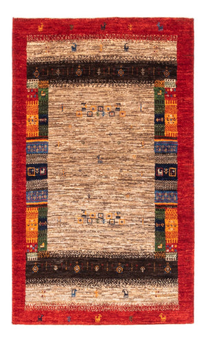 Alfombra Gabbeh - Loribaft Persa - Real - 130 x 87 cm - gris