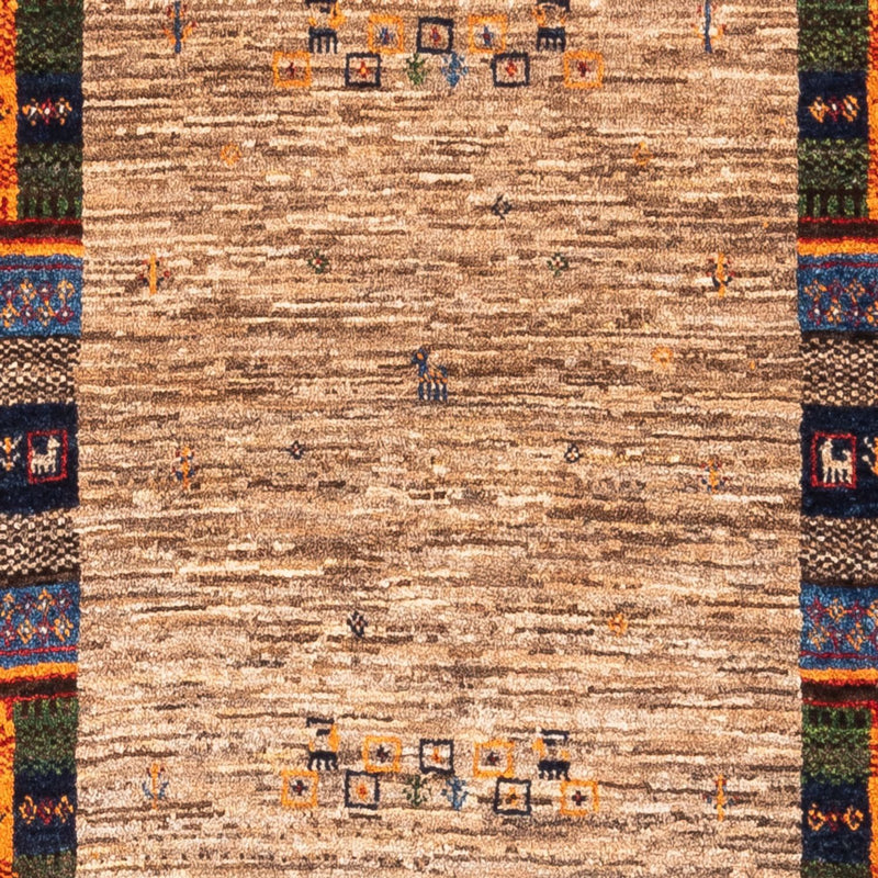 Alfombra Gabbeh - Loribaft Persa - Real - 130 x 87 cm - gris