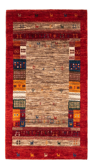 Alfombra Gabbeh - Loribaft Persa - Real - 140 x 83 cm - multicolor