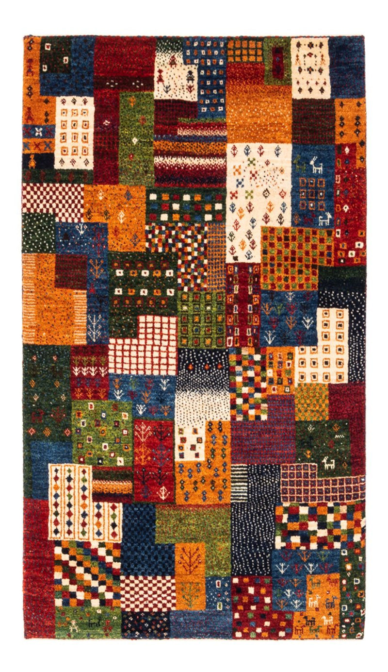 Alfombra Gabbeh - Loribaft Persa - Real - 137 x 85 cm - multicolor