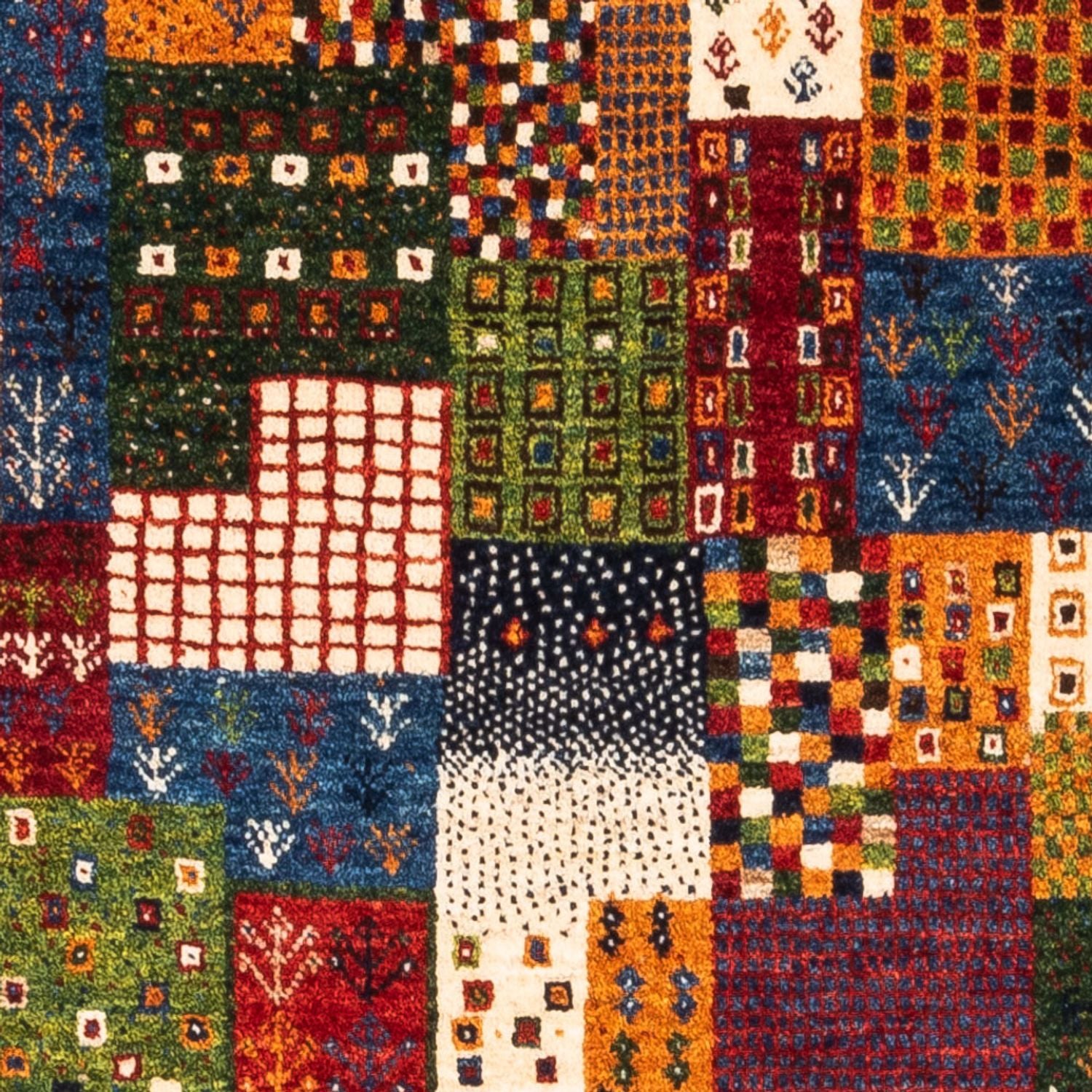 Alfombra Gabbeh - Loribaft Persa - Real - 137 x 85 cm - multicolor