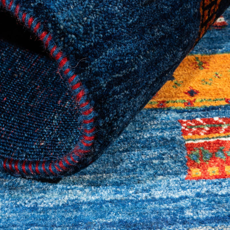 Alfombra Gabbeh - Loribaft Persa - Real - 123 x 86 cm - multicolor