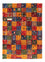 Alfombra Gabbeh - Loribaft Persa - Real - 119 x 85 cm - multicolor
