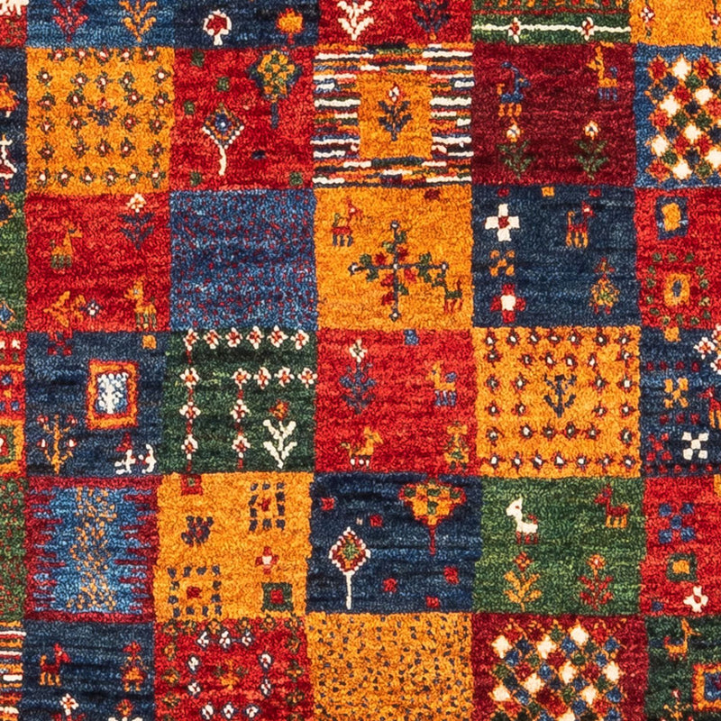Alfombra Gabbeh - Loribaft Persa - Real - 119 x 85 cm - multicolor