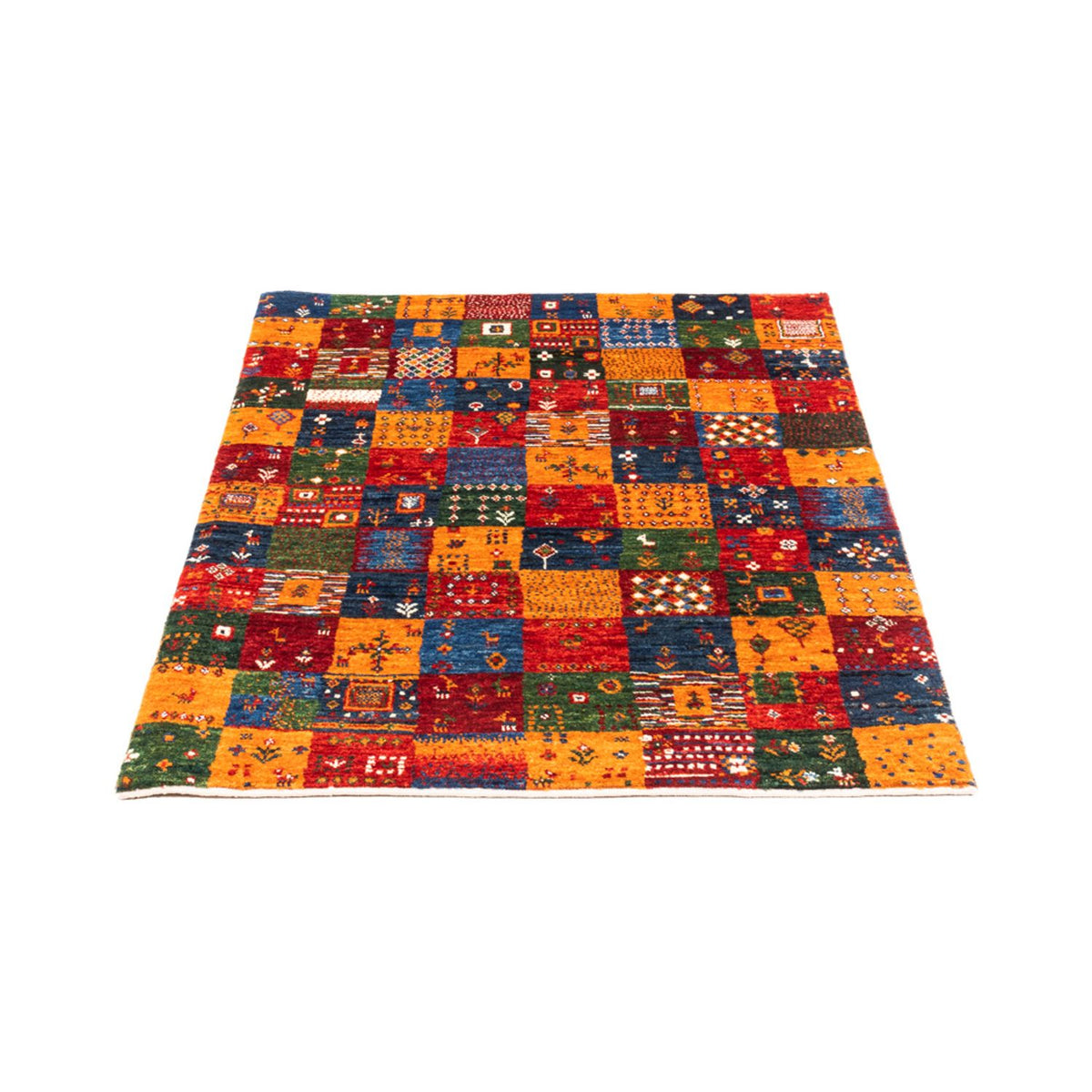 Alfombra Gabbeh - Loribaft Persa - Real - 119 x 85 cm - multicolor
