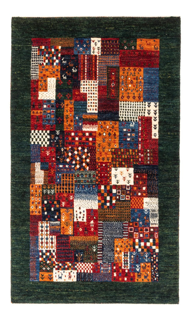Alfombra Gabbeh - Loribaft Persa - Real - 133 x 83 cm - multicolor