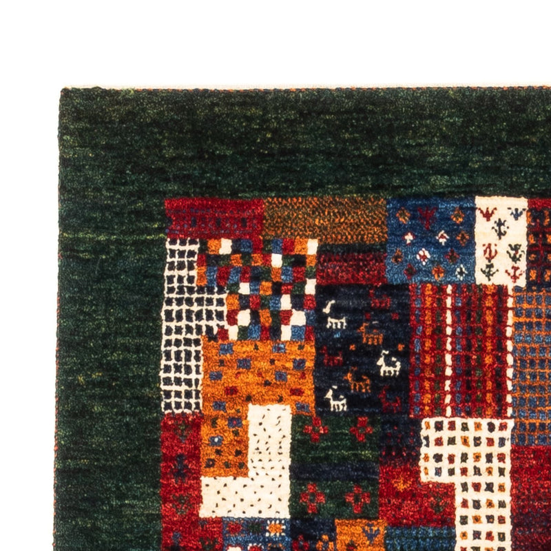 Alfombra Gabbeh - Loribaft Persa - Real - 133 x 83 cm - multicolor