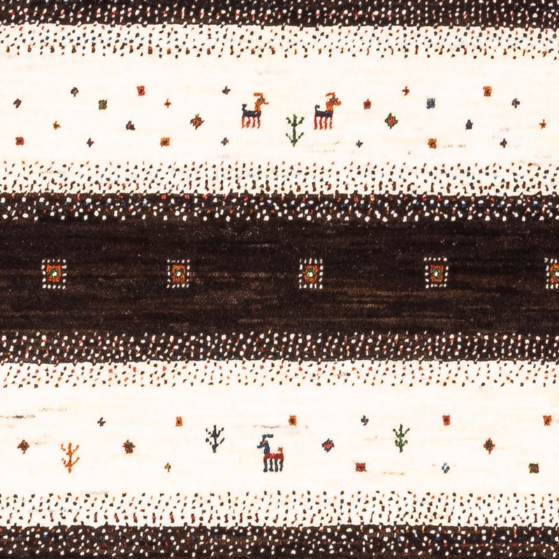 Alfombra Gabbeh - Loribaft Persa - Real - 136 x 84 cm - multicolor