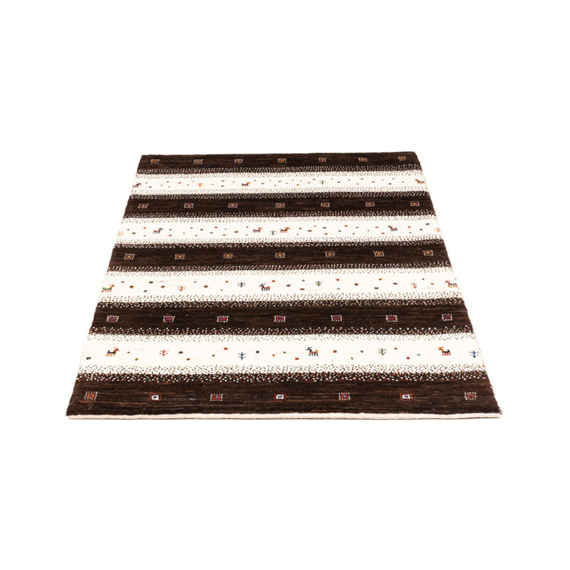 Alfombra Gabbeh - Loribaft Persa - Real - 136 x 84 cm - multicolor
