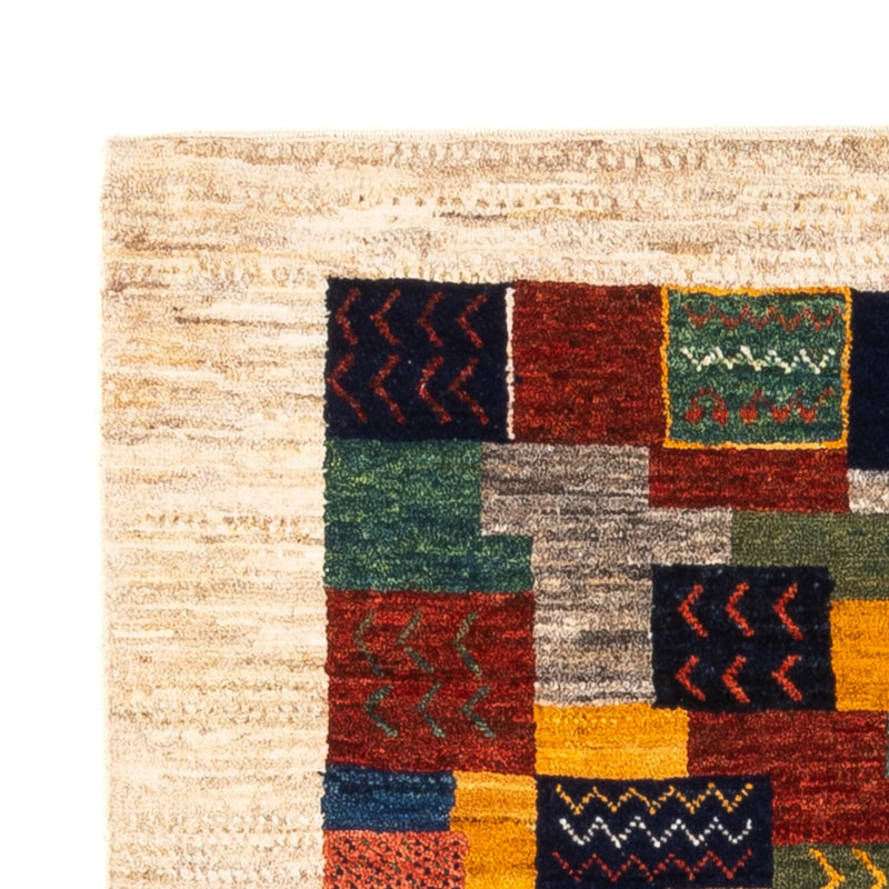 Alfombra Gabbeh - Loribaft Persa - Real - 114 x 85 cm - multicolor