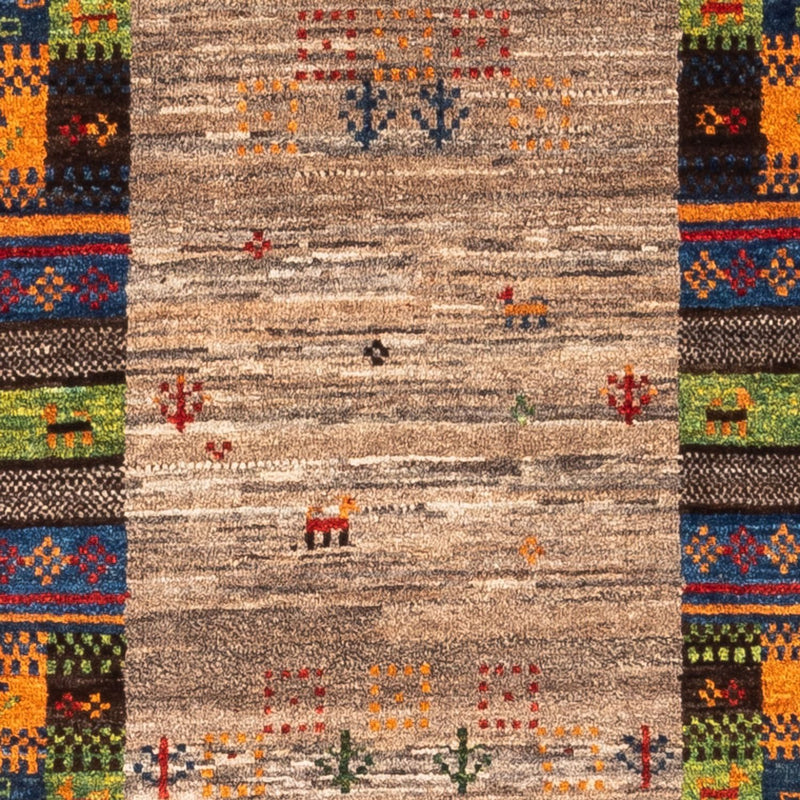 Alfombra Gabbeh - Loribaft Persa - Real - 128 x 80 cm - multicolor