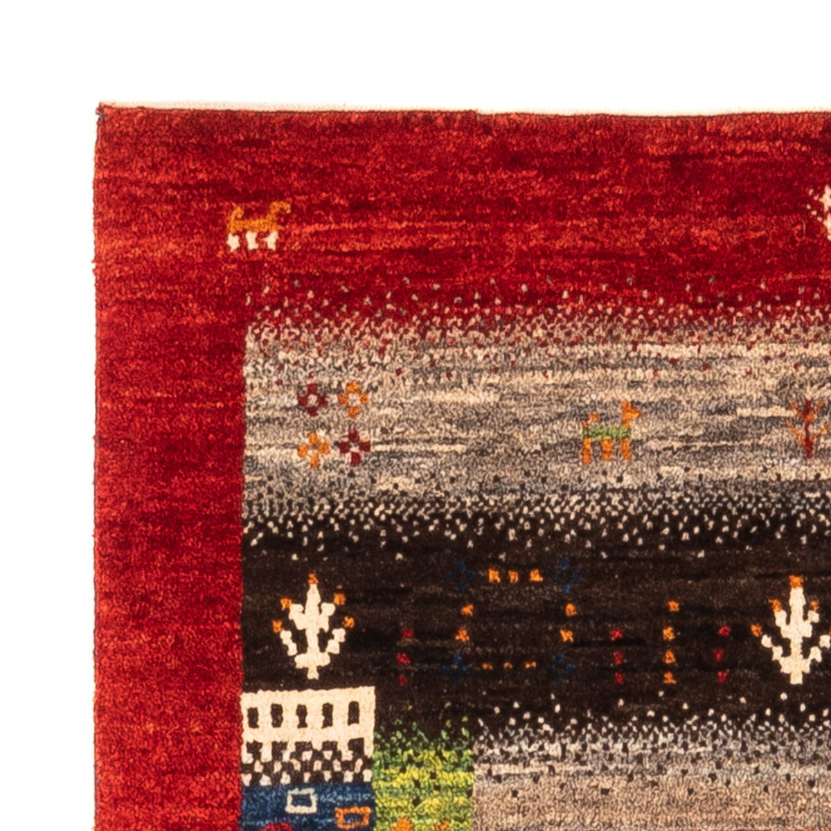 Loribaft Alfombra 80x128cm - Perserteppich Wollteppich