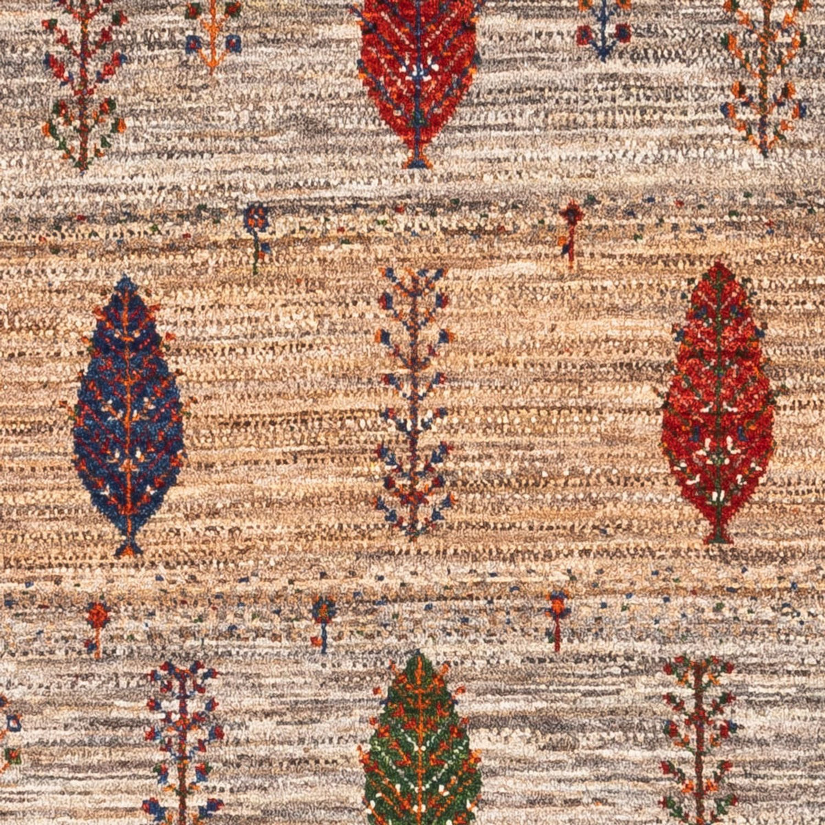 Alfombra Gabbeh - Loribaft Persa - Real - 126 x 85 cm - multicolor