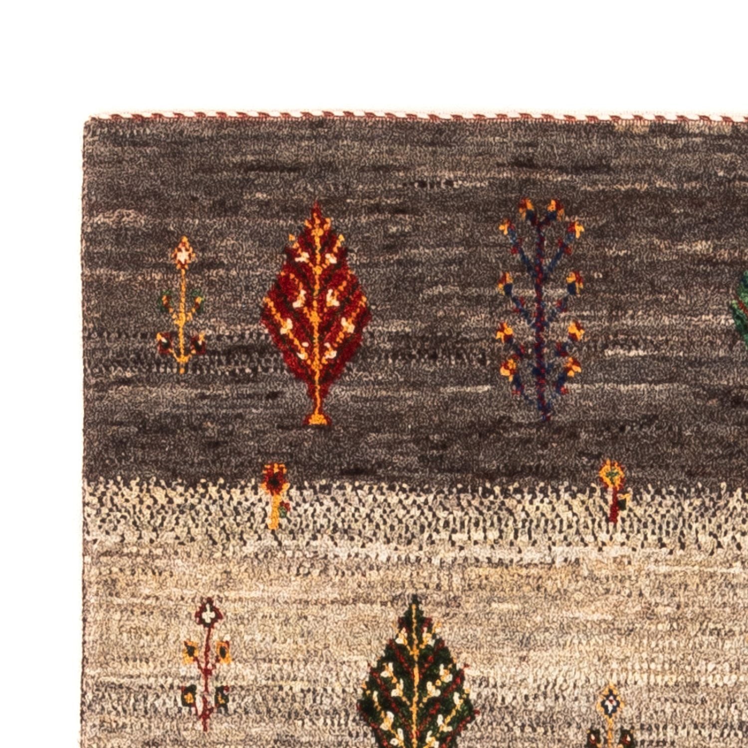 Alfombra Gabbeh - Loribaft Persa - Real - 130 x 84 cm - multicolor