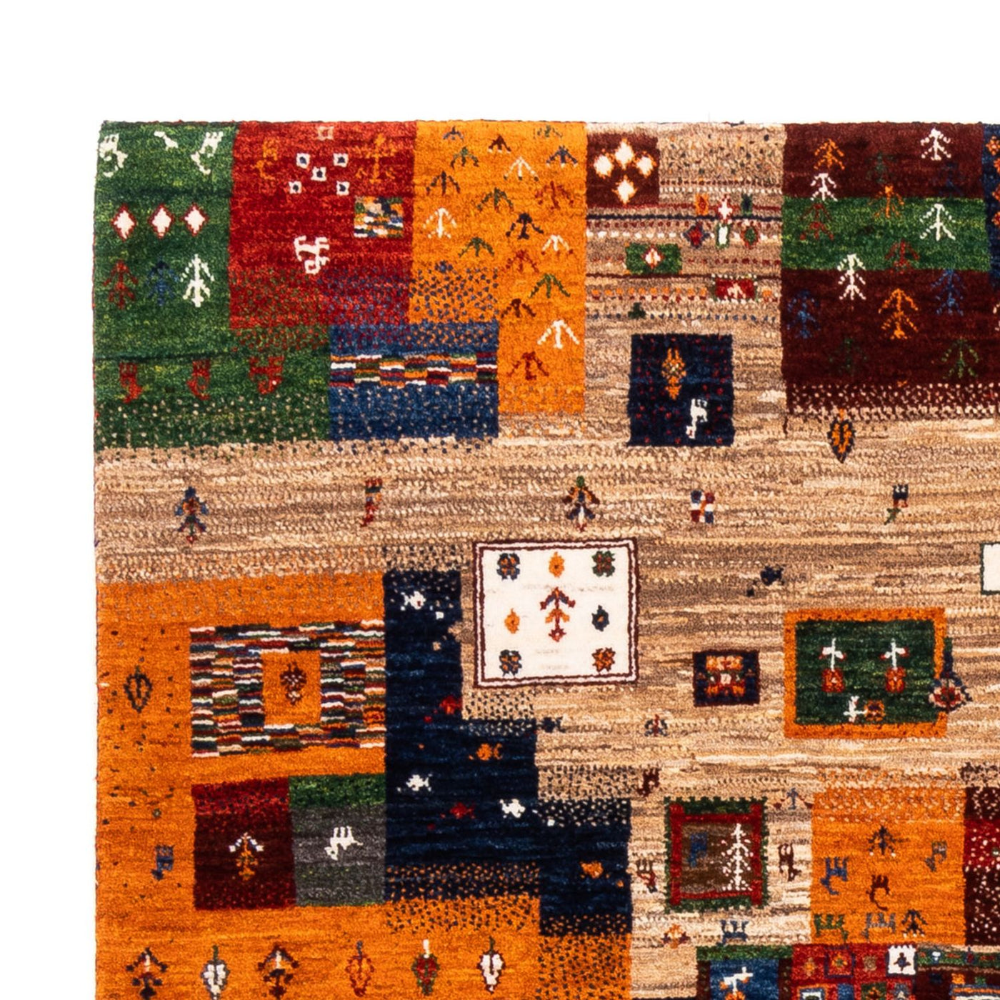 Loribaft Alfombra 192x152cm - Perserteppich Wollteppich