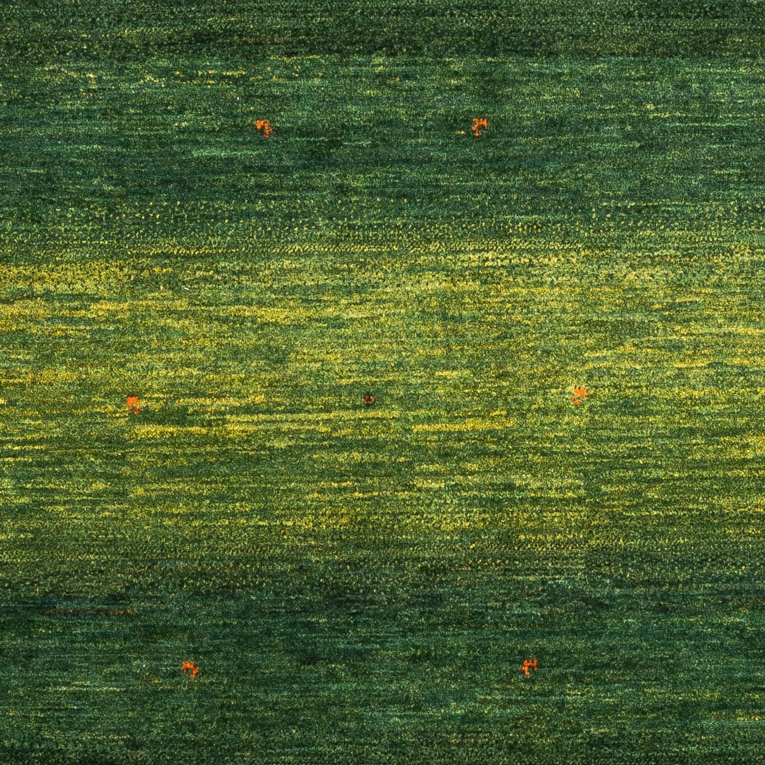 Alfombra Gabbeh - Loribaft Persa - 191 x 153 cm - verde