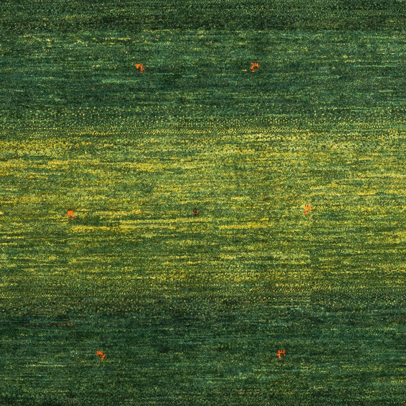 Alfombra Gabbeh - Loribaft Persa - 191 x 153 cm - verde
