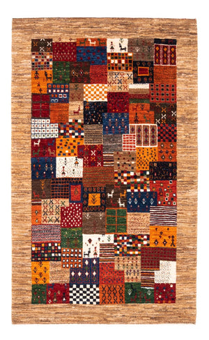 Alfombra Gabbeh - Loribaft Persa - Real - 145 x 89 cm - multicolor