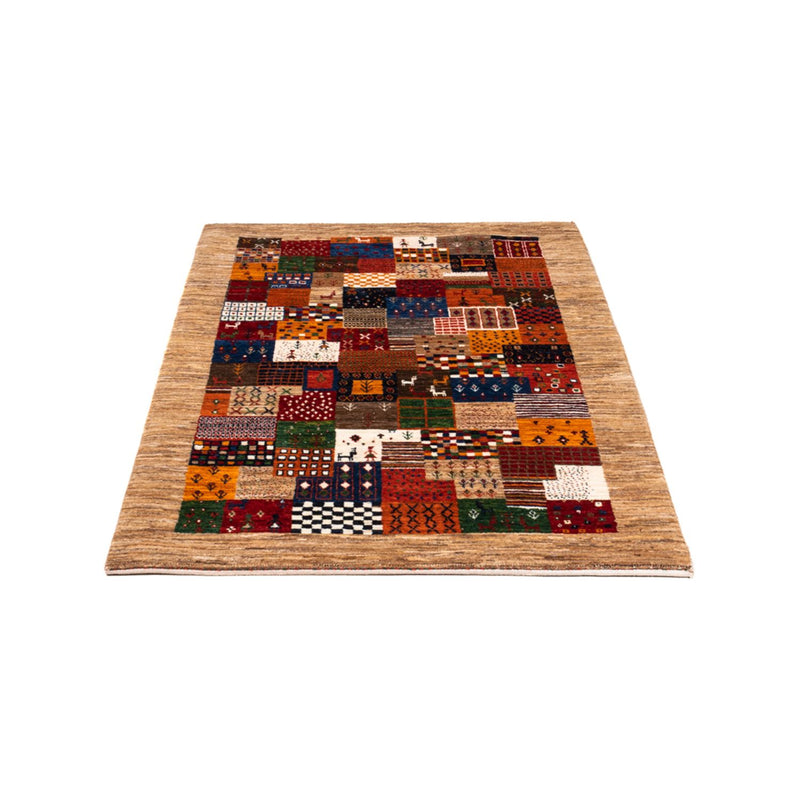 Alfombra Gabbeh - Loribaft Persa - Real - 145 x 89 cm - multicolor