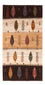 Alfombra Gabbeh - Loribaft Persa - Real - 147 x 85 cm - multicolor