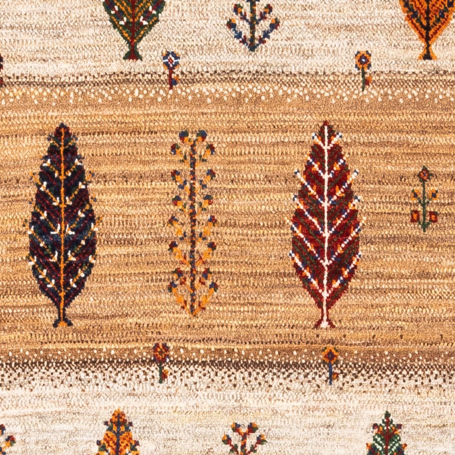 Alfombra Gabbeh - Loribaft Persa - Real - 147 x 85 cm - multicolor