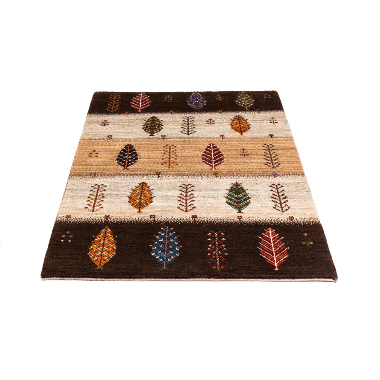 Alfombra Gabbeh - Loribaft Persa - Real - 147 x 85 cm - multicolor