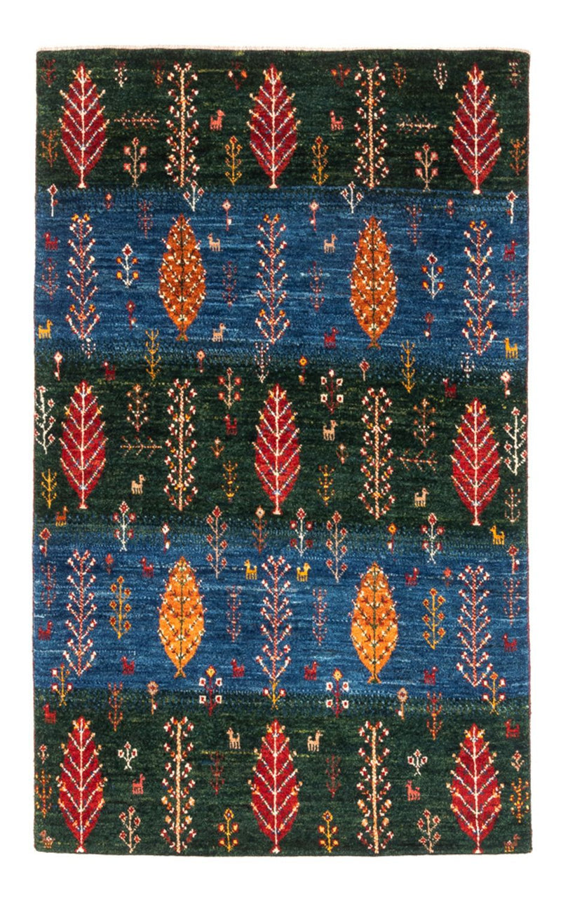 Alfombra Gabbeh - Loribaft Persa - Real - 132 x 84 cm - multicolor