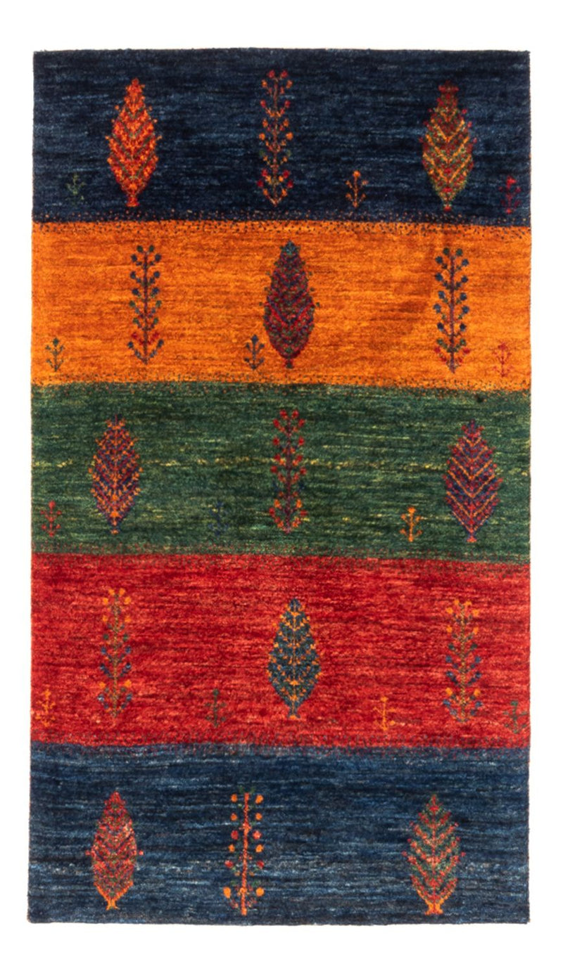 Alfombra Gabbeh - Loribaft Persa - Real - 138 x 84 cm - multicolor