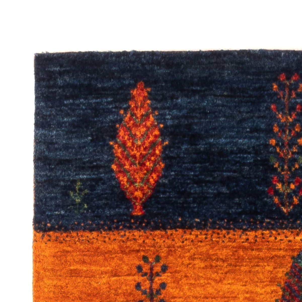 Alfombra Gabbeh - Loribaft Persa - Real - 138 x 84 cm - multicolor