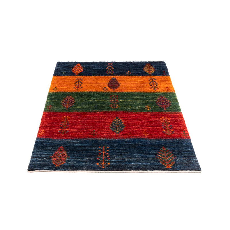 Alfombra Gabbeh - Loribaft Persa - Real - 138 x 84 cm - multicolor