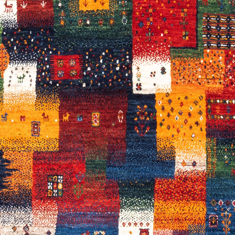 Alfombra Gabbeh - Loribaft Persa - Real - 154 x 110 cm - multicolor