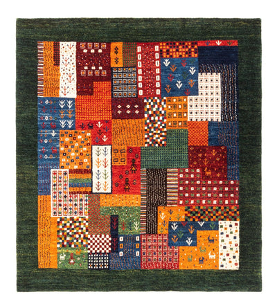 Loribaft Alfombra 122x130cm - Perserteppich Wollteppich